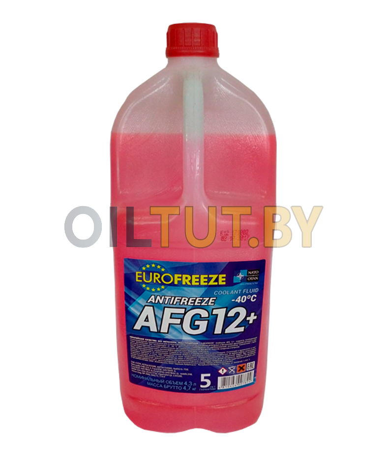 Антифриз Antifreeze EUROFREEZE AFG 12 -40C 4,7кг (4,3л) - фото 1 - id-p87770216