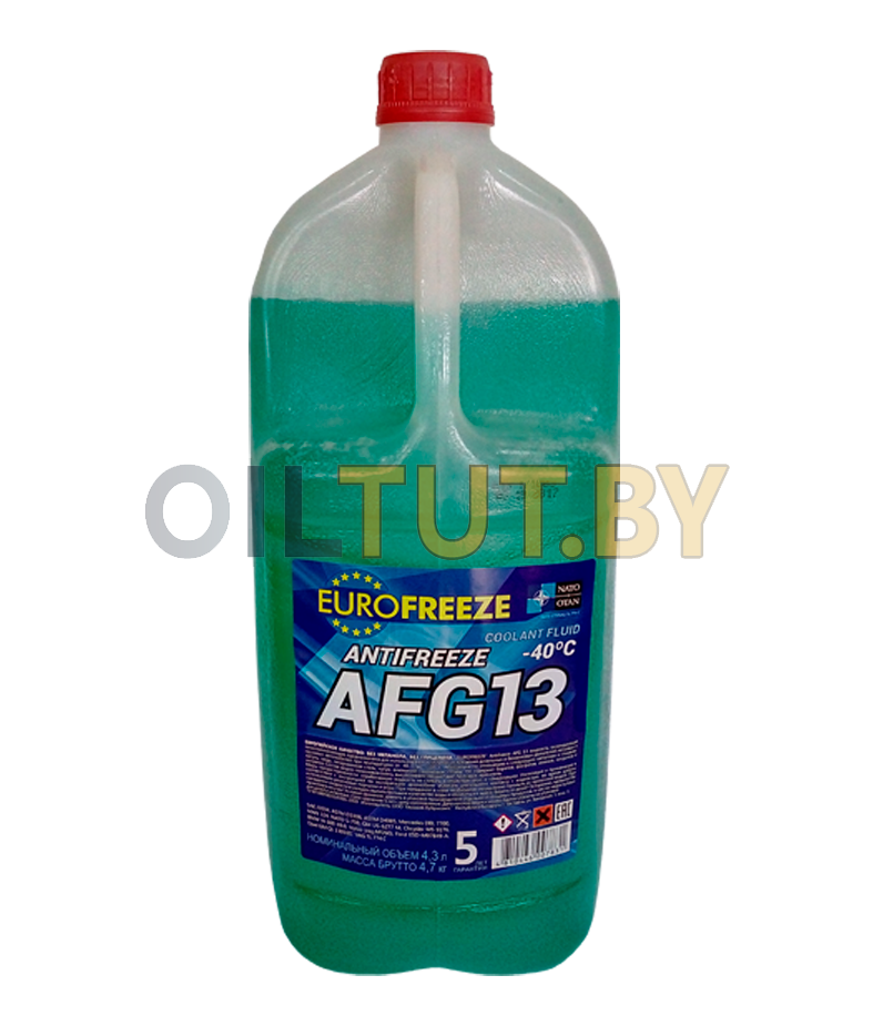Антифриз Antifreeze EUROFREEZE AFG 13 -40C 4,7кг (4,3л) - фото 1 - id-p87771193