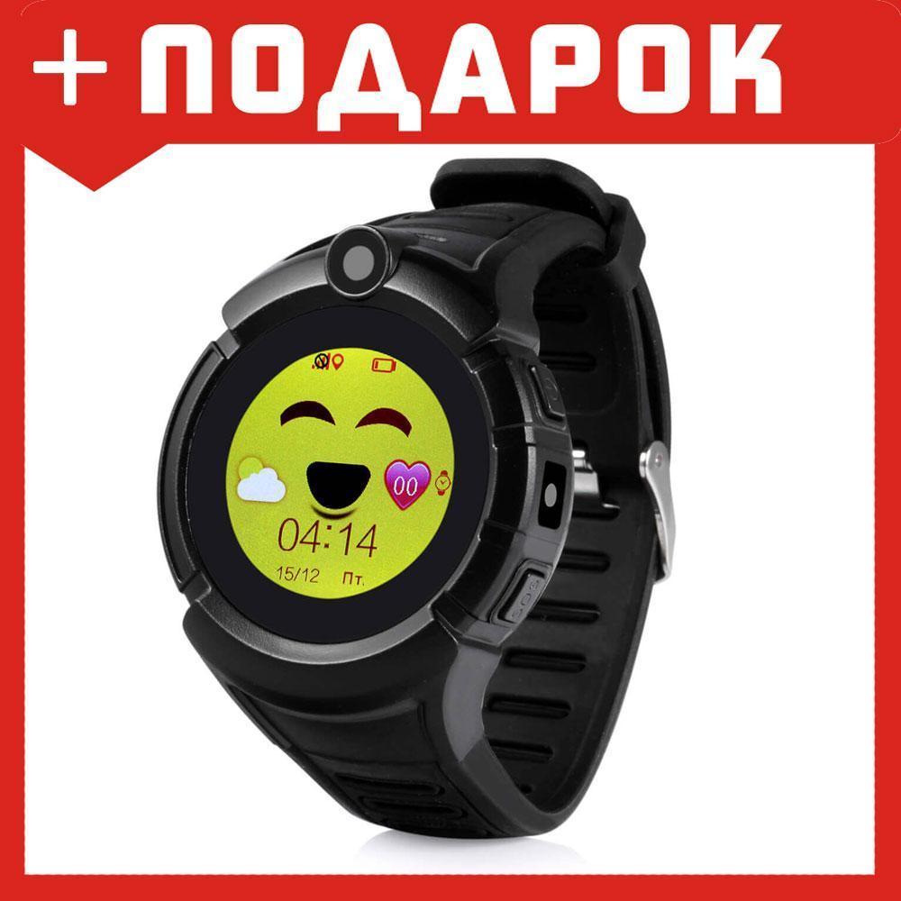 Детские умные часы с GPS Wonlex Q360 (Черный) - фото 1 - id-p87786859