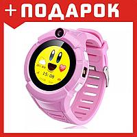 Детские умные часы-телефон Smart baby watch Q360 (Розовый)