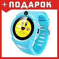 Детские умные часы-телефон Smart baby watch Q360 (Голубой)