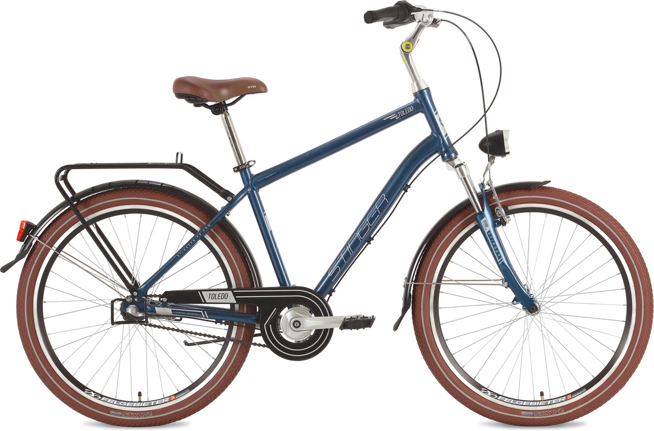 Городской велосипед Stinger Toledo 26" синий