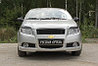 Накладки на передние фары (Реснички) Chevrolet Aveo Хэтчбек 5 дв. 2008-2012, фото 5