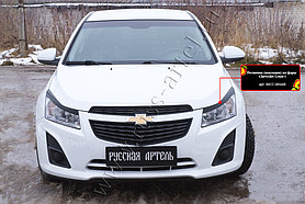 Накладки на передние фары (реснички) Chevrolet Cruze I 2009-2011