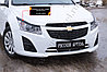 Накладки на передние фары (реснички) Chevrolet Cruze I 2009-2011, фото 5