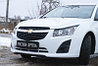 Накладки на передние фары (реснички) Chevrolet Cruze I 2009-2011, фото 7