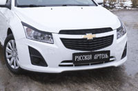 Накладки на передние фары (реснички) Chevrolet Cruze I 2009-2011 - фото 10 - id-p87818817