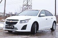 Накладки на передние фары (реснички) Chevrolet Cruze I 2012-2014 - фото 9 - id-p87818818