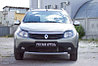 Накладки на передние фары (Реснички) Renault Sandero Stepway 2009-2013, фото 6