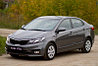 Накладки на передние фары (реснички) KIA Rio III (седан) 2015-2016 (рестайлинг), фото 9