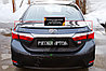 Накладки на задние фонари (реснички) Toyota Corolla (седан) 2012-2015, фото 2