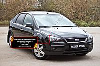 Накладки на передние фары (реснички) Вариант 1 Ford Focus II 2005-2008