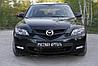 Накладки на передние фары (Реснички) Mazda 3 хэтчбэк 2003-2008, фото 2