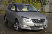 Накладки на передние фары (реснички) Skoda Fabia II 2010-2013 - фото 6 - id-p87818873