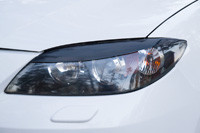 Накладки на передние фары (реснички) Вариант 2 Mazda 3 седан 2006-2009 Рестайлинг I (BK) - фото 10 - id-p87818879