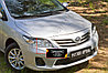 Накладки на передние фары (реснички) Toyota Corolla (седан) 2010-2013, фото 3