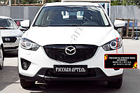 Накладки на передние фары (реснички) Mazda CX-5 2011-2015