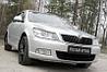 Накладки на передние фары (реснички) Skoda Octavia A5 2008-2013, фото 5