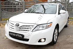 Накладки на передние фары (Реснички) . Вар. 2 Toyota Camry V40 2009-2011