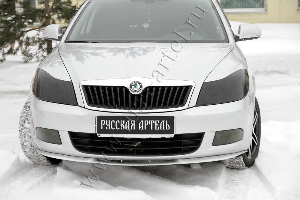 Комплект для самостоятельного изготовления передних ресничек Skoda Octavia A5 2008-2013 - фото 3 - id-p87818925