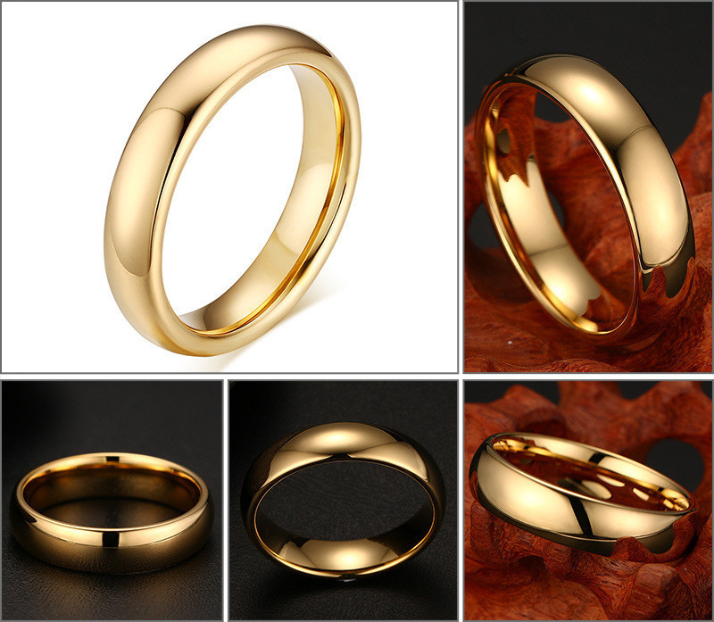 Парные кольца "Обручение Gold Premium" из вольфрама - фото 5 - id-p87822330