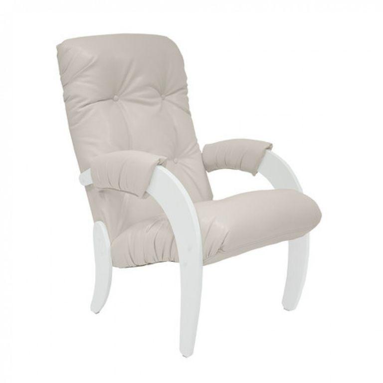 Кресло для отдыха Модель 61 Oregon perlamutr 106 сливочный - фото 1 - id-p81002328