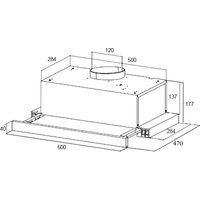 Вытяжка кухонная Strelka 60 Inox - фото 8 - id-p87824835