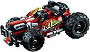 Красный гоночный автомобиль с инерц. механизмом Decool 3422, аналог Лего Техник LEGO Technic 42073, фото 2