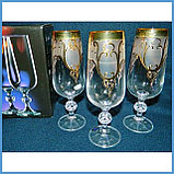 Bohemia CLAUDIA  40149/24261/180 - Набор чешских бокалов для шампанского 6 шт. по 180 мл, фото 2