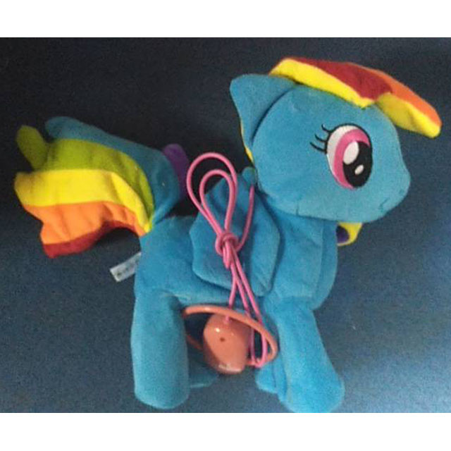Интерактивная мягкая игрушка Пони на поводке (ходит, поет) - фото 5 - id-p87865786