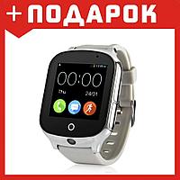 Умные (смарт) часы с GPS для детей Wonlex GW1000S (Серый)