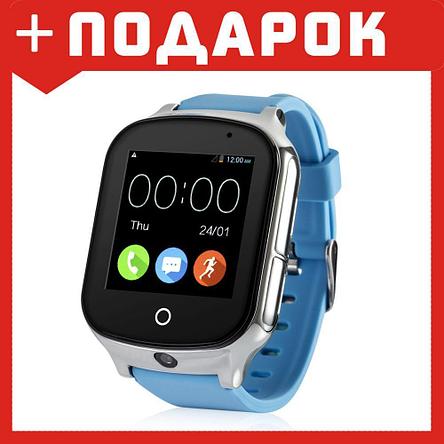 Умные (смарт) часы с GPS для детей Wonlex GW1000S (Голубой), фото 2