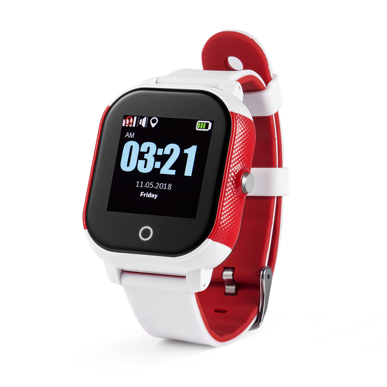 Умные (смарт) часы с GPS для детей Wonlex GW700S Водонепроницаемые (Красно-черный) - фото 7 - id-p87879891