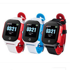 Детские умные часы-телефон Smart baby watch GW700S Водонепроницаемые (Красно-черный), фото 2