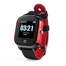 Детские умные часы-телефон Smart baby watch GW700S Водонепроницаемые (Красно-черный), фото 3