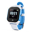 Детские умные часы-телефон Smart baby watch GW700S Водонепроницаемые (Бело-голубой), фото 4