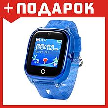 Детские умные часы с GPS Wonlex KT01 Водонепроницаемые (Синий)