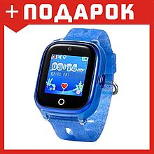 Детские умные часы-телефон Smart baby watch KT01 Водонепроницаемые (Синий)