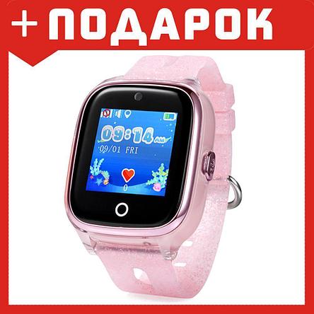 Детские умные часы с GPS Wonlex KT01 Водонепроницаемые (Розовый), фото 2