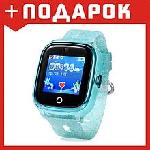 Детские умные часы-телефон Smart baby watch KT01 Водонепроницаемые (Зелёный)