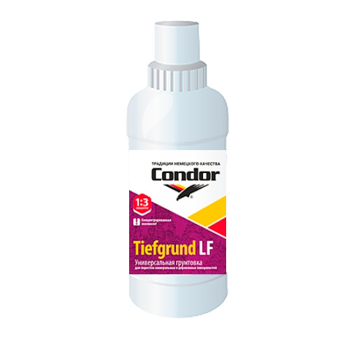 Грунтовка Condor Tiefgrund LF канистра 0.5 кг., концентарт 1:3 (Тифгрунд-ЛФ) - фото 1 - id-p87898571