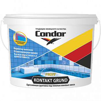 Грунтовка Condor Kontakr Grund ведро 1.4 кг. (Контакт Грунт), фото 2