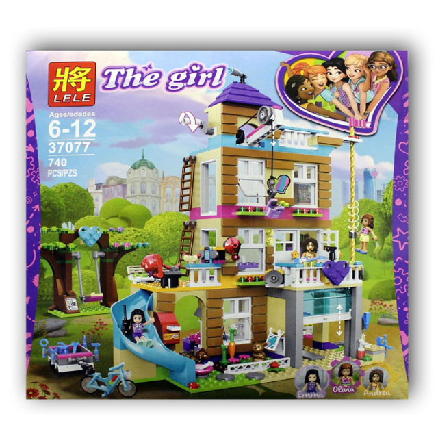 Конструктор Lele 37077 The Girl Дом Дружбы (Lego Friends 41340) 740 деталей - фото 1 - id-p87918937