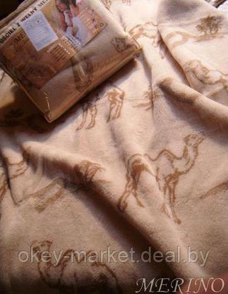 Плед из верблюжьей шерсти Camel . Размер 220х200, фото 3