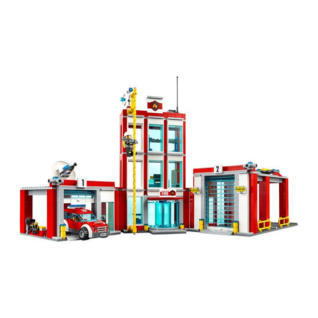 Конструктор Bela Cities 10831 Пожарная часть (аналог Lego City 60110) 958 деталей - фото 3 - id-p87920853