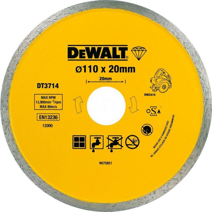 Диск алмазный по плитке DeWalt DT3714-QZ