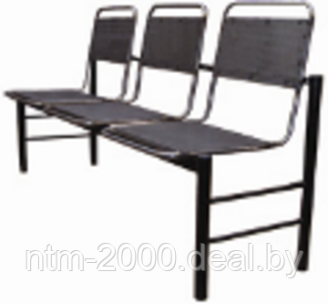 Секция стульев Бриз-К3 (3-я мест., перфорированный металл)