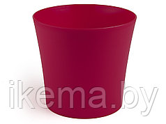 КАШПО пластмассовое “Фиалка” красное 19*17 см (арт. LA389-01, код 013890)