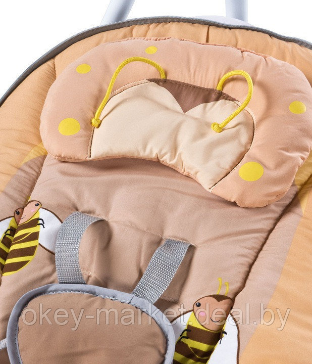 Электронные качели-шезлонг Caretero Bugies BEIGE - фото 7 - id-p87930961