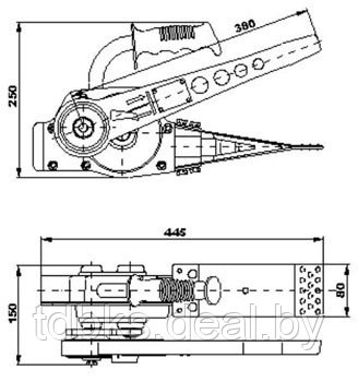 Домкрат клиновой BKS МК4 - фото 2 - id-p87940742